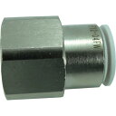 チヨダ ファイブフィメイルコネクタ W(白)12mm・RC1/2 ( F12-04FW ) 千代田通商(株)