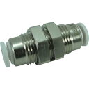 チヨダ ファイブバルクヘッドユニオン W(白)4mm ( F4-00BUW ) 千代田通商(株)