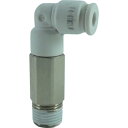 チヨダ ホース継手 ファイブロングメイル W(白) 4mm・R1/8 ( F4-01M2LW ) 千代田通商(株)