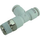 チヨダ ホース継手 ファイブメイルランティ W(白) 4mm・R1/8 ( F4-01RTW ) 千代田通商(株)