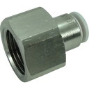 チヨダ ファイブフィメイルコネクタ W(白)6mm・RC3/8 ( F6-03FW ) 千代田通商(株)