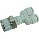 チヨダ ファイブメイルブランチワイ W(白)6mm・R3/8 ( F6-03MYW ) 千代田通商(株)