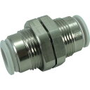 チヨダ ファイブバルクヘッドユニオン W(白)8mm ( F8-00BUW ) 千代田通商(株)