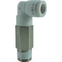 チヨダ ホース継手 ファイブロングメイルエルボ W(白) 8mm・R1/4 ( F8-02M2LW ) 千代田通商(株)