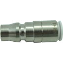 チヨダ ファイブ内蔵カップリングストレートプラグ W(白)8mm ( F8-PNW ) 千代田通商(株)