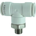 チヨダ ファイブSUSメイルブランチティ 白 10mm・R1/8 ( FS10-01MTW ) 千代田通商(株)