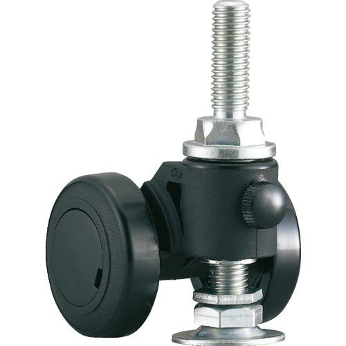 パーツ キャスパッド ねじ込み式双輪キャスターナイロン車 荷重58.8 黒 ( CABF50B ) (株)東京パーツセ..