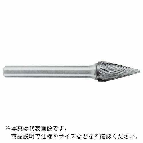 スーパー スーパー超硬バー シャンク径6mm(円錐型)シングルカット(刃径:12.7) ( SB5C05S ) (株)スーパーツール