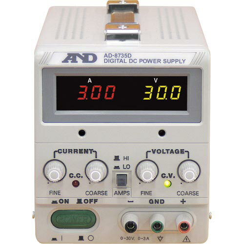 A&D 直流安定化電源トラッキング動作可能LEDデジタル表示 ( AD-8735D ) (株)エー・アンド・デイ
