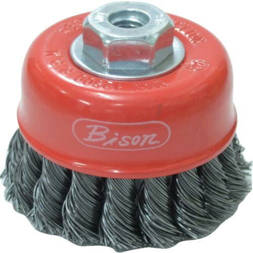 【SALE価格】クロダブラシ バイソンひねりワイヤーカップブラシ(0.5) ( BS65M10-05 ) (株)クロダブラシ