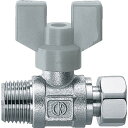 【SALE価格】KAKUDAI 水道配管用継手 ボールバルブ(片ナットつき) 呼び径13 ( 6506-13 ) (株)カクダイ