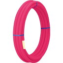 TBC 保温付架橋ポリエチレン管ピンク10mm×60M ( HC10HON5P60MMAKI ) (株)タブチ