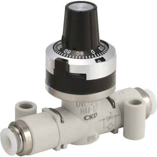 【SALE価格】CKD スピードコントローラ ダイヤル付ニードルバルブ DVLシリーズ ( DVL-S-10-H1212-400 )..