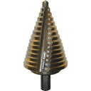 【SALE価格】エビ ステージドリル Tinコーティング 15段 軸径10mm 6-42 ( LB642G ) (株)ロブテックス