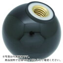【SALE価格】TRUSCO 樹脂製握り玉 芯金付 黒 Φ25×M8mm ( P-TPC25-8BK ) トラスコ中山(株)