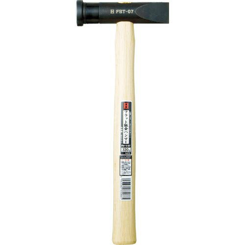 OH フラット板金ハンマー小口径(縦ナラシ)#3/4 ( FBTS-07 ) オーエッチ工業(株)