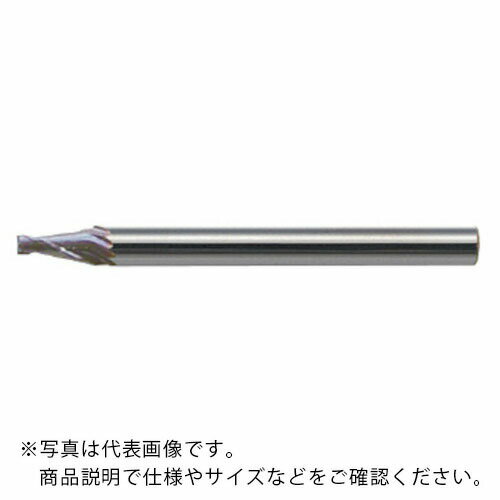 ユニオンツール　超硬エンドミル　テーパ　φ0．5×片角　12°　 CCTE200524 (257-0510) ( CCTE200524 ) ユニオンツール（株）