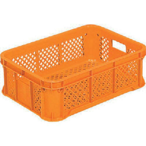 サンコー スタッキングコンテナー 102401 サンテナーB#25オレンジ ( SK-B25-OR ) 三甲(株)