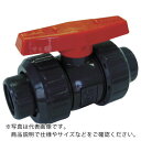 エスロン 塩ビ製ボールバルブ ねじ式 本体PVC OリングEPDM 50 長さ197mm×高さ167mm ( BV50NX ) 積水化学工業(株)