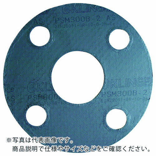 クリンガー 膨張黒鉛ガスケット(ステンレス爪付鋼板入り) 5枚入り 100A ( PSM-10K-100A ) クリンガー社