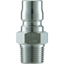 【SALE価格】ナック クイックカップリング TL型 ステンレス製 メネジ取付用プラグ Rc1 1/4 ( CTL10PM3 ) 長堀工業(株)
