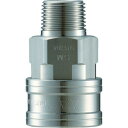【SALE価格】ナック クイックカップリング TL型 ステンレス製 メネジ取付用ソケット Rc1 1/2 ( CTL12SM3 ) 長堀工業(株)