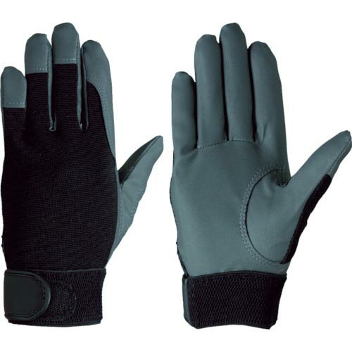 シモン 合皮手袋 作業手袋 袖口マジックバンド式 ハンドバリア #30 ブラック M ( HB30 M ) (株)シモン