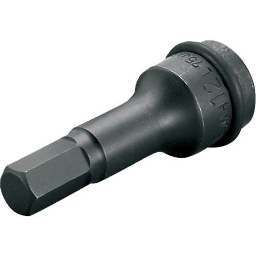 TONE インパクト用セミロングヘキサゴンソケット 12mm ( 4AH-12L75 ) TONE(株)