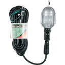 【SALE価格】ハタヤ 補助コードハンドランプ 100W耐震電球付10m 2P接地付コンセント付 ( CM10G ) (株)ハタヤリミテッド