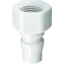 【SALE価格】JOPLAX 樹脂プラグ 相手側取付オネジRc(PT)1/4 ( JF-02W ) ジョプラックス(株)