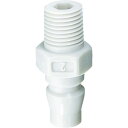 【SALE価格】JOPLAX 樹脂プラグ 相手側取付メネジRc(PT)1/4 ( JS-02W ) ジョプラックス(株)