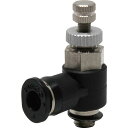 PISCO スロットルバルブ エルボ チューブ4MMネジM5X08 ( JNC4-M5 ) (株)日本ピスコ