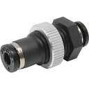 PISCO チューブフィッティング 隔壁ユニオンP 4×4 ( PMP4 ) (株)日本ピスコ