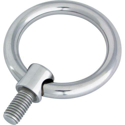 【SALE価格】水本 アイボルト ステンレス つば付リングボルト(ミリネジ) 捻子径M-8 長さ45mm 高さ40mm ( B-815 ) (株)水本機械製作所