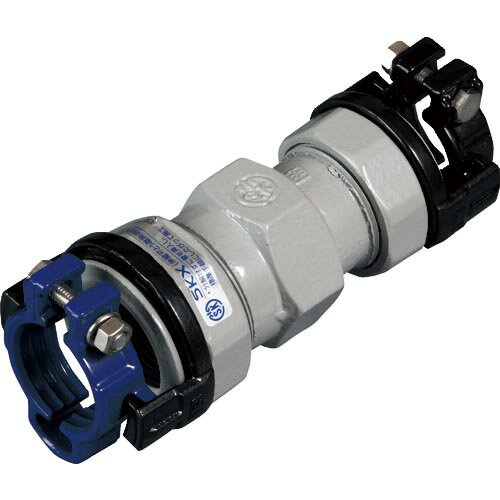 SKカワニシ ( 川西水道機器 ) 塩ビ管×鋼管用異種管継手 SKXソケットV40×40 ( SKX-S-V40X40 )