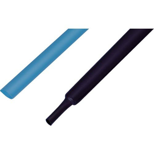 特長：耐油性、耐薬品性に優れています。RoHS指令適合製品です。用途：電線接続部、パーツ類の絶縁、保護はもとよりパイプの防食など多くの用途に応用が可能です。仕様：色：黒収縮前内径(mm)：8.5±0.3収縮後内径(mm)：4.7長さ(mm)：1000適合電線(［［MM2］］)：10.0長さ(m)：1袋内容：黒×10本使用温度範囲：-55〜105℃内径収縮率：40%(115℃加熱時)収縮完了温度：115℃材質／仕上：電子線架橋軟質非難燃性ポリオレフィン樹脂　●代表画像について 商品によっては、代表画像を使用している場合がございます。 商品のカラー、サイズなどが異なる商品をイメージ画像として 使用させて頂いている場合がございます。 必ず、商品の品番と仕様をご確認のうえ、ご注文お願いいたいます。 　●北海道・沖縄・離島・一部地域の送料について 別途追加で送料がかかる場合がございます。 送料がかかる場合は、メールにて送料をご連絡させて頂き、 お客様にご了承頂いてからの手配となります。 　●お買上げ明細書の廃止について 当店では、個人情報保護と環境保護の観点から同封を廃止しております。 お買上げ明細書が必要な場合は、備考欄に「お買上げ明細必要」と 記載お願いいたします。 当店からの出荷の場合は、同封にて発送させて頂きます。 （※メーカー直送の場合は、PDFデータをメールさせて頂きます。） 　注意事項 ※商品名に【2個セット】等、数量の明記がない場合は1個での販売となります。