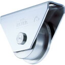 【SALE価格】ヨコヅナ ロタ・ステンレス重量戸車 車輪径50mm トロ車型 ( WBS-0507 ) (株)ヨコヅナ