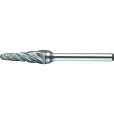 【SALE価格】TRUSCO 超硬バー テーパー型 Φ9.5(14°)X刃長27X軸6 アルミ ( TA7C095 ) トラスコ中山(株)