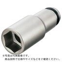 【SALE価格】TONE インパクト用超ロングソケット 対辺寸法24mm 全長100mm ( 4NV-24L100 ) TONE(株)