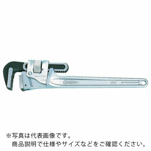 スーパー アルミパイプレンチ(トライモタイプ) 本体全長600MM ( DTA600E ) (株)スーパーツール