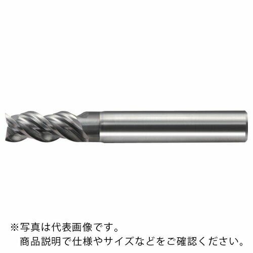 ユニオンツール DLCコートアルミ用3枚刃高能率ロングネックスクエアエンドミル ( DLC-AZS3010-030 (274-9010) ) ユニオンツール(株...