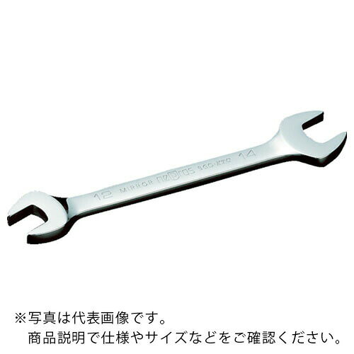 nepros ( 京都機械工具 ) 両口スパナ 二面幅5.5×7mm 全長100mm ( NS2-05507 )