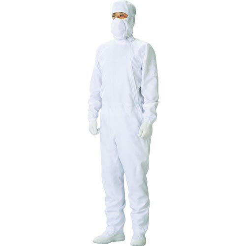 ADCLEAN ( ガードナー ) クリーンルーム用ウェア ADCLEAN クリーンスーツ 白 S 着丈157~164cm ( CH11031S )