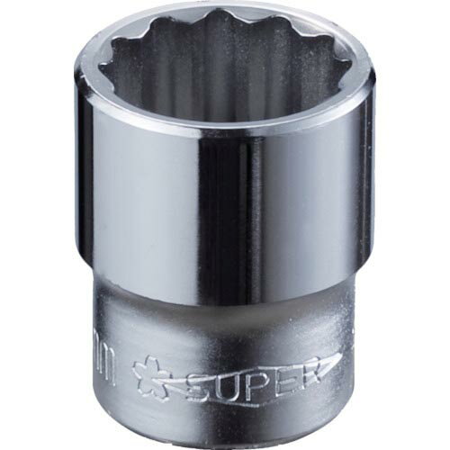 スーパー ソケットレンチ用ソケット12角(差込角12.7mm)六角対辺22mm ( NHS422 ) (株)スーパーツール