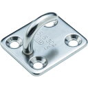 【SALE価格】TRUSCO ステンレスオープンアイプレート 5mm (1個=1袋) ( TOIP-5 ) トラスコ中山(株)