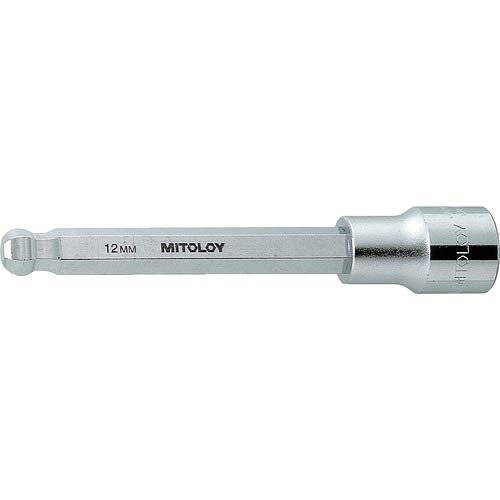 特長：ボールポイントタイプです。差込角12.7mm用です。用途：作業における六角穴付ボルトや止めネジなどの締めゆるめ用に。仕様：差込角(mm)：12.7対辺寸法(mm)：12ビット長さ(mm)：94全長(mm)：137対辺(mm)：12材質／仕上：ソケット部:クロムバナジウム鋼六角部:ニッケルクロムモリブデンバナジウム鋼　●代表画像について 商品によっては、代表画像を使用している場合がございます。 商品のカラー、サイズなどが異なる商品をイメージ画像として 使用させて頂いている場合がございます。 必ず、商品の品番と仕様をご確認のうえ、ご注文お願いいたいます。 　●北海道・沖縄・離島・一部地域の送料について 別途追加で送料がかかる場合がございます。 送料がかかる場合は、メールにて送料をご連絡させて頂き、 お客様にご了承頂いてからの手配となります。 　●お買上げ明細書の廃止について 当店では、個人情報保護と環境保護の観点から同封を廃止しております。 お買上げ明細書が必要な場合は、備考欄に「お買上げ明細必要」と 記載お願いいたします。 当店からの出荷の場合は、同封にて発送させて頂きます。 （※メーカー直送の場合は、PDFデータをメールさせて頂きます。） 　注意事項 ※商品名に【2個セット】等、数量の明記がない場合は1個での販売となります。