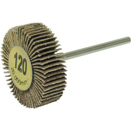 【SALE価格】ヤナセ 軸付フラップホイール 30x10x3 #120 ( UF301037 ) 【10本セット】 柳瀬(株)