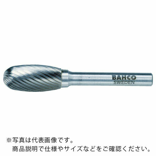 BAHCO ( スナップオン・ツールズ ) 超硬バー タマゴ ダブルカット 刃径8mm ( BAHE0816M06X )