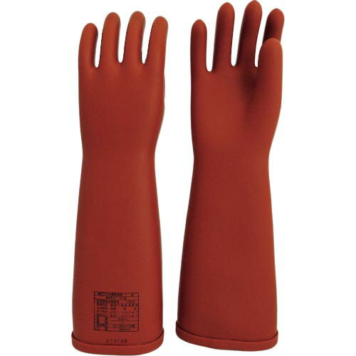 ワタベ 高圧ゴム手袋 普通型 7kV以下用 大 ( 530 ) 渡部工業(株)
