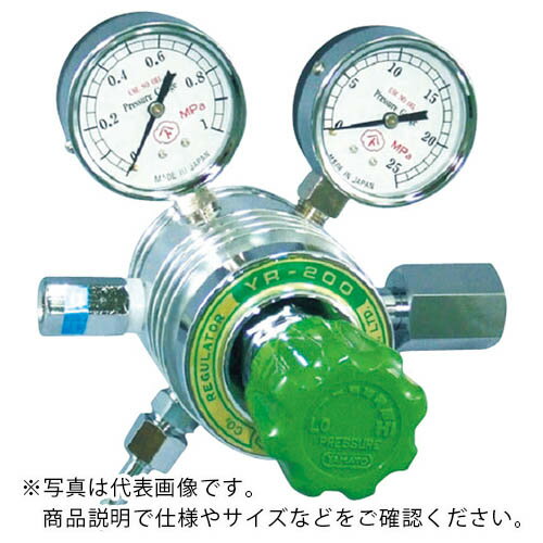 YAMATO フィン付調整器 炭酸ガス用 YR-200-R-B-11HG03 ( YR-200-R-B-11HG03-CO2 ) ヤマト産業(株)